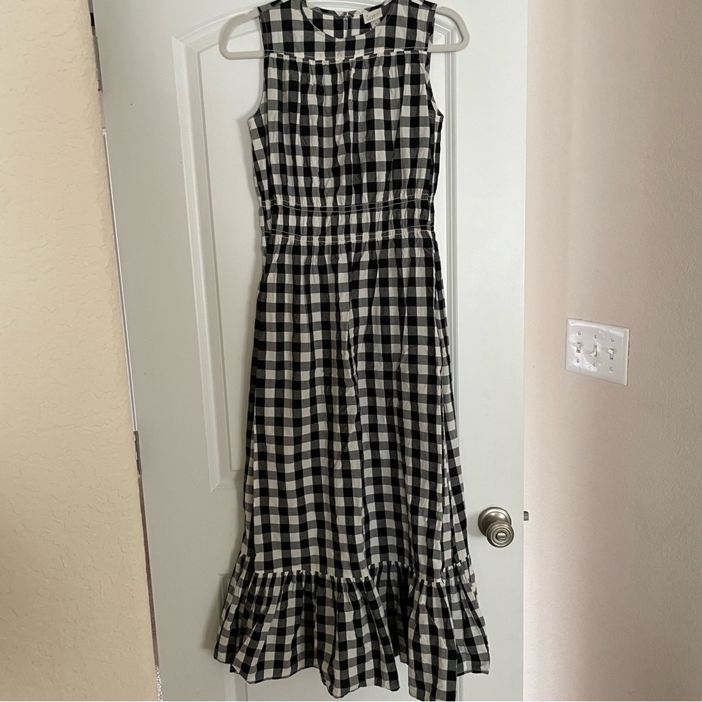 a new day Black and White Checkered Maxi Dress